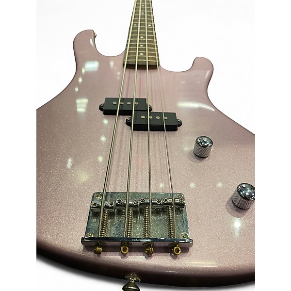 Used Washburn XB100 Pink Electric Bass Guitar