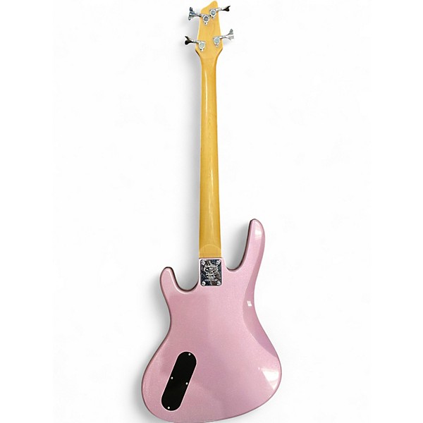 Used Washburn XB100 Pink Electric Bass Guitar