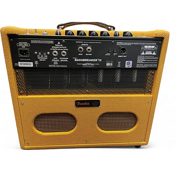 Used Fender Bassbreaker 15W Tube Guitar Amp Head