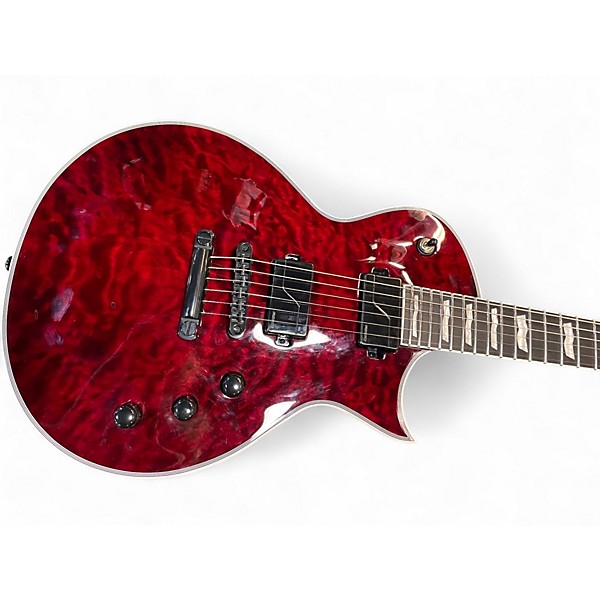 Used ESP LTD EC1000 Wine Red Solid Body Electric Guitar