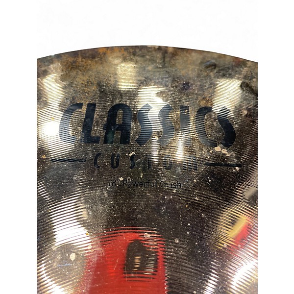 Used MEINL 18in Classic Custom Medium Crash Cymbal