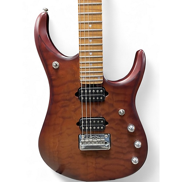 Used Ernie Ball Music Man JP15 John Petrucci Signature SAHARA QUILT Solid Body Electric Guitar