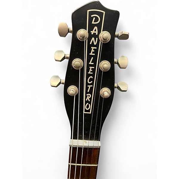 Used Danelectro '63 Black Solid Body Electric Guitar