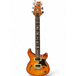 Used PRS SE Custom 22 Amber Solid Body Electric Guitar
