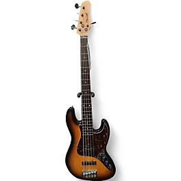 Used Mike Lull M5V 3 Color Sunburst Electric Bass Guitar