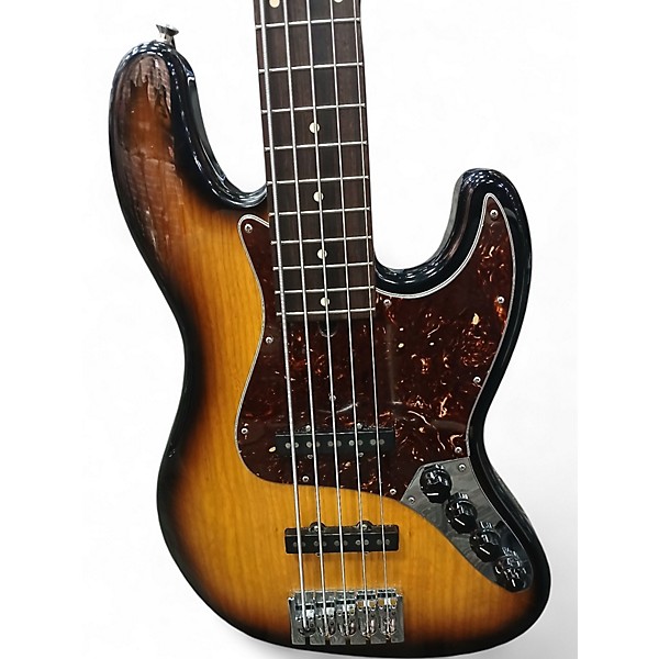 Used Mike Lull M5V 3 Color Sunburst Electric Bass Guitar