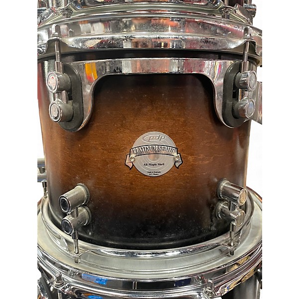 Used PDP by DW 6 Piece PLATINUM Tobacco Burst Drum Kit