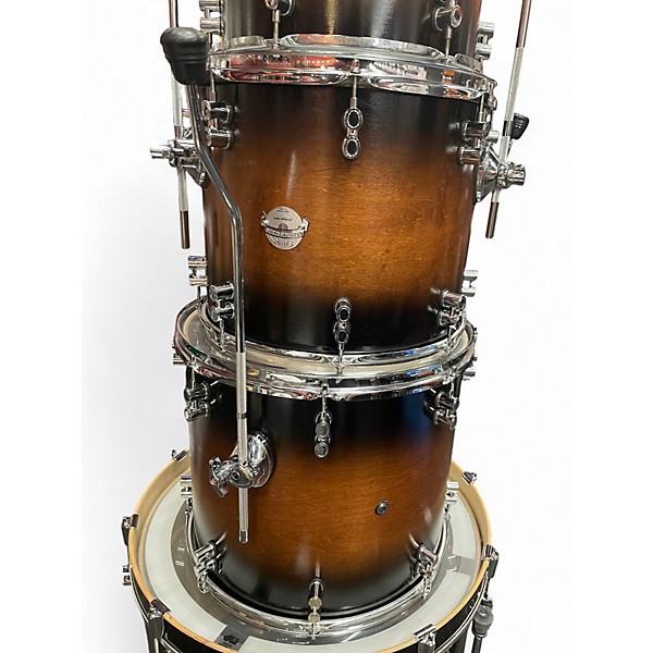Used PDP by DW 6 Piece PLATINUM Tobacco Burst Drum Kit