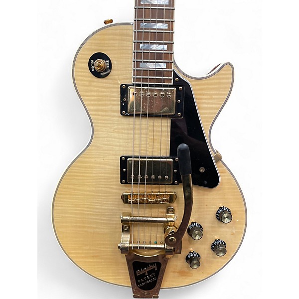 Used Epiphone LIMITED EDITION LES PAUL 100TH ANNIVERSARY CUSTOM Antique Natural Solid Body Electric Guitar