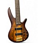 Used Ibanez SR755 5 String Natural Electric Bass Guitar