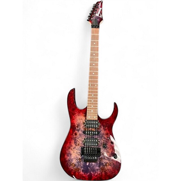 Used Ibanez RG470 Trans Red Solid Body Electric Guitar