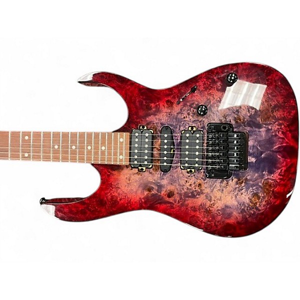 Used Ibanez RG470 Trans Red Solid Body Electric Guitar