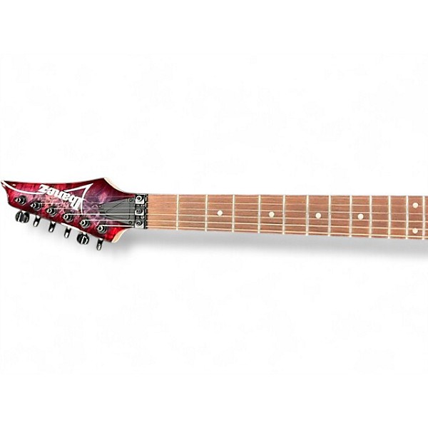 Used Ibanez RG470 Trans Red Solid Body Electric Guitar