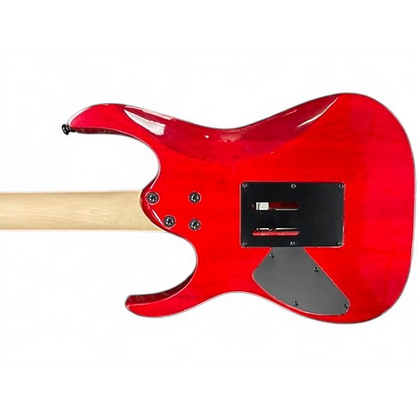 Used Ibanez RG470 Trans Red Solid Body Electric Guitar