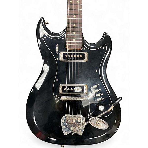 Used Hagstrom II Black Solid Body Electric Guitar