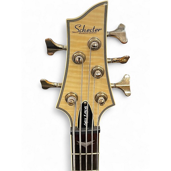 Used Schecter Guitar Research Omen Extreme 5 String Natural Electric Bass Guitar