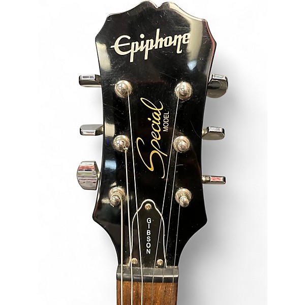 Used 2000s Epiphone Les Paul Special II 2 Tone Sunburst Solid Body Electric Guitar