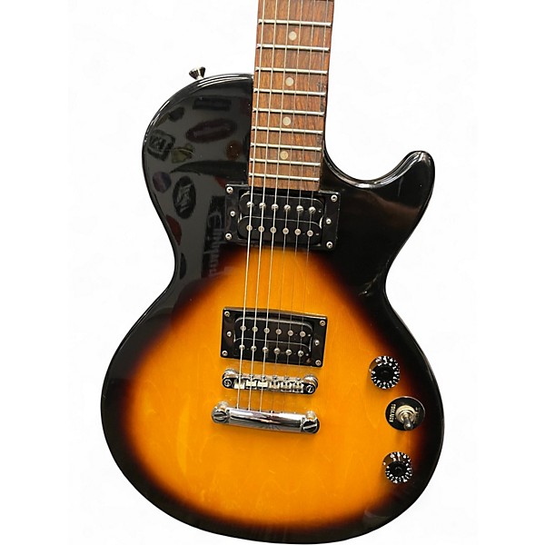 Used 2000s Epiphone Les Paul Special II 2 Tone Sunburst Solid Body Electric Guitar