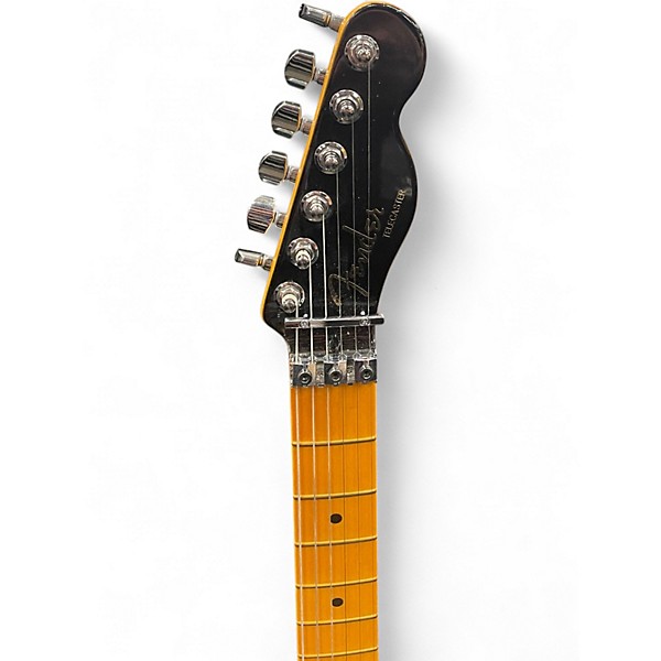 Used Fender AMERICAN ULTRA LUXE TELECASTER FLOYD HH Black Solid Body Electric Guitar