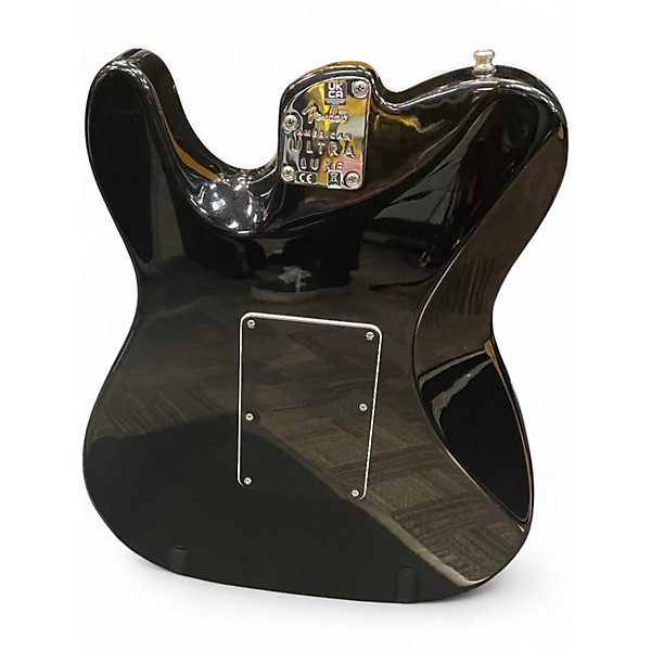 Used Fender AMERICAN ULTRA LUXE TELECASTER FLOYD HH Black Solid Body Electric Guitar
