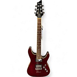 Used Schecter Guitar Research C1 Standard Burgundy Solid Body Electric Guitar