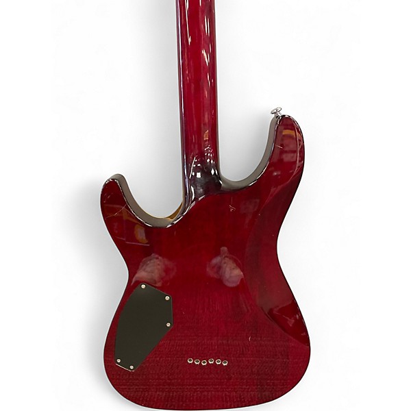 Used Schecter Guitar Research C1 Standard Burgundy Solid Body Electric Guitar