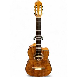 Used Francisco Navarro TESORO Natural Classical Acoustic Electric Guitar