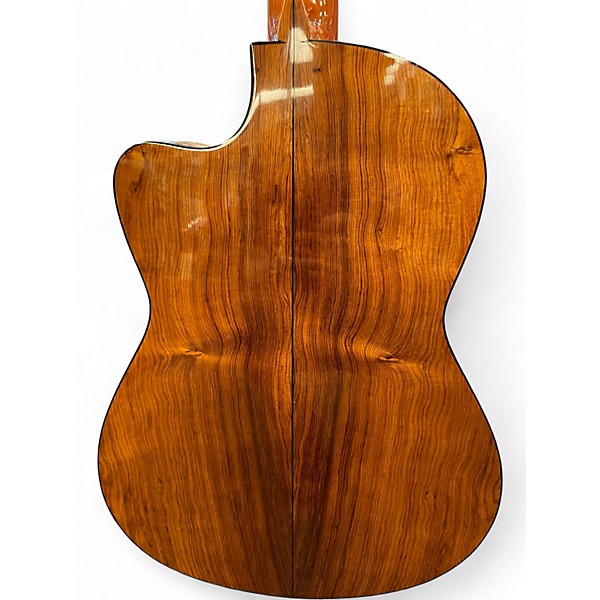 Used Francisco Navarro TESORO Natural Classical Acoustic Electric Guitar