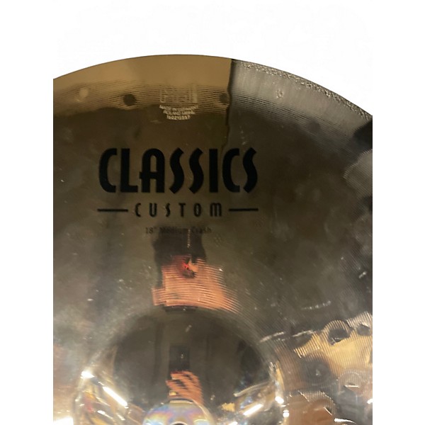 Used MEINL 18in Classic Custom Medium Crash Cymbal