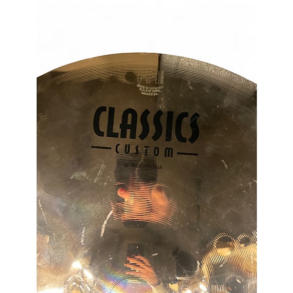 Used MEINL 16in Classic Custom Medium Crash Cymbal