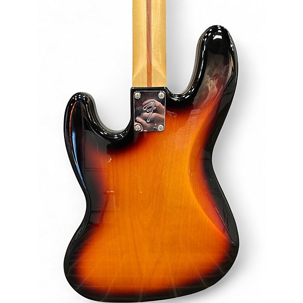 Used Fender Player Jazz Bass 3 Tone Sunburst Electric Bass Guitar