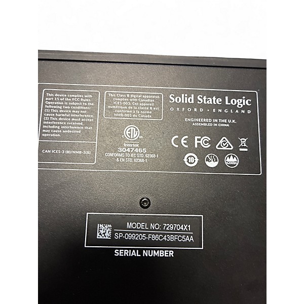 Used Solid State Logic SSL 2+ Audio Interface