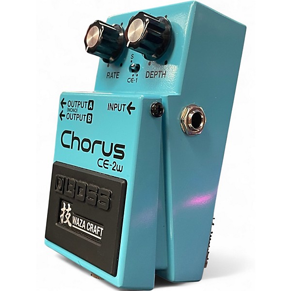 Used BOSS CE2W Waza Craft Chorus Effect Pedal
