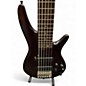 Used Ibanez SR506 6 String Worn Brown Electric Bass Guitar