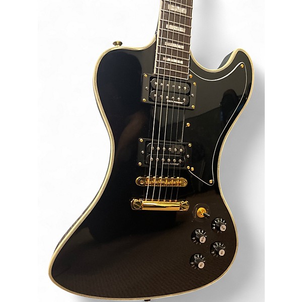 Used Firefly Guitars FFFD Black Solid Body Electric Guitar