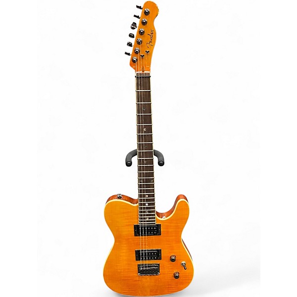 Used Fender Special Edition Custom Telecaster FMT HH Yellow Solid Body Electric Guitar