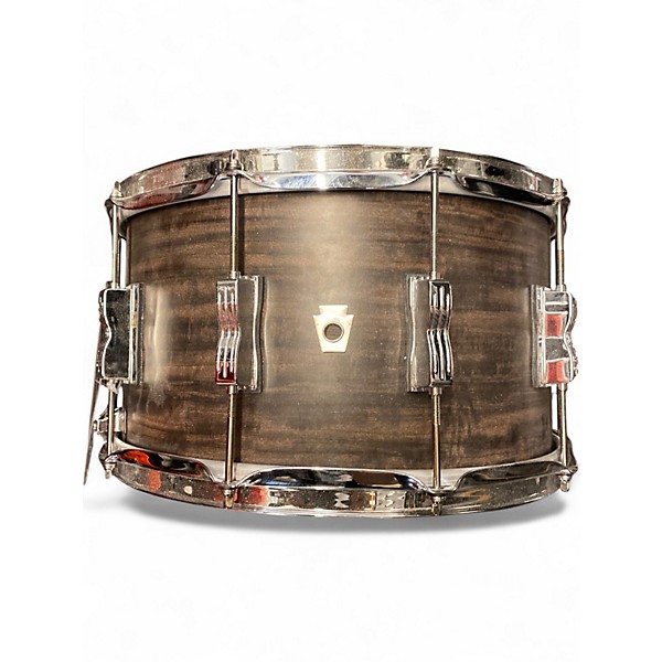 Used Ludwig 14in Standard Maple Snare Drum Brown Satin Drum