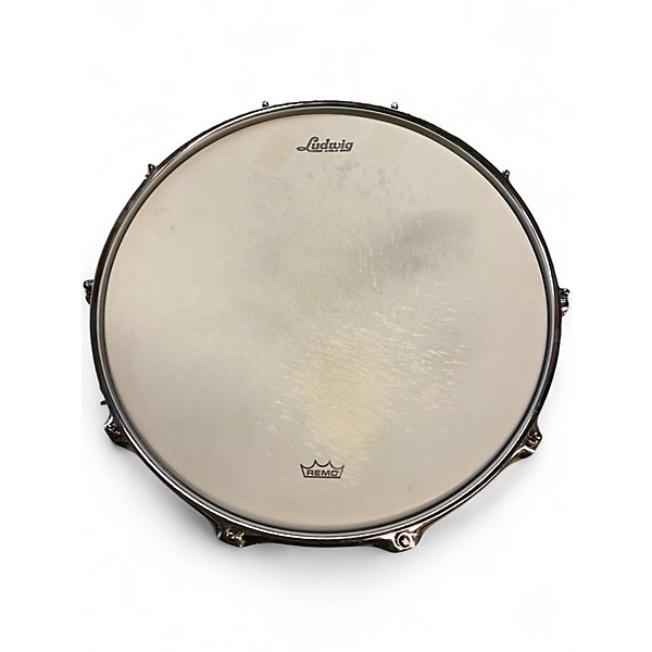 Used Ludwig 14in Standard Maple Snare Drum Brown Satin Drum