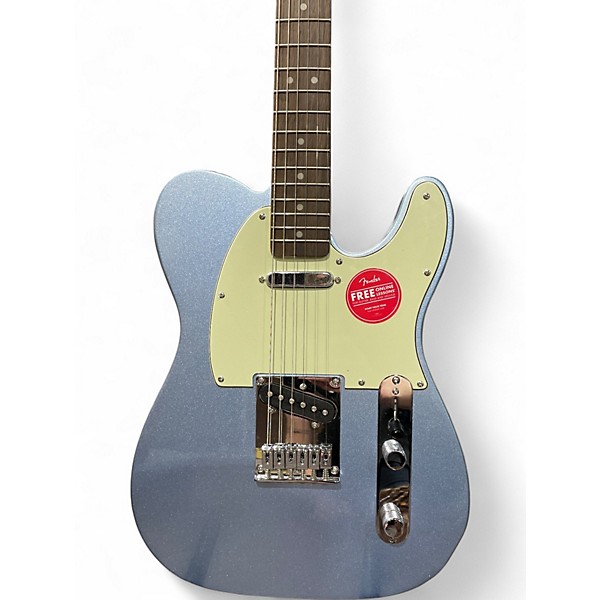 Used Squier FSR Bullet Telecaster Blue Solid Body Electric Guitar