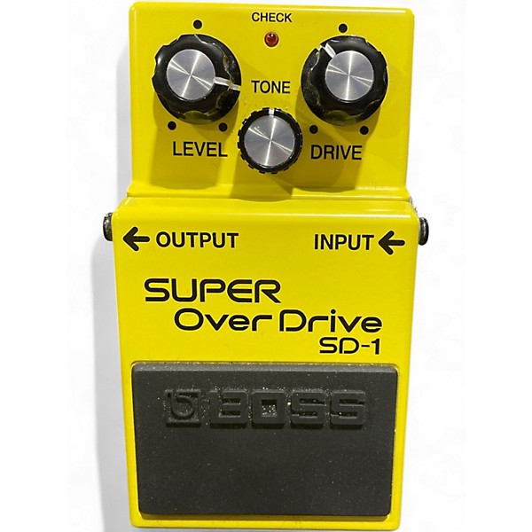 Used BOSS SD1 Super Overdrive Effect Pedal