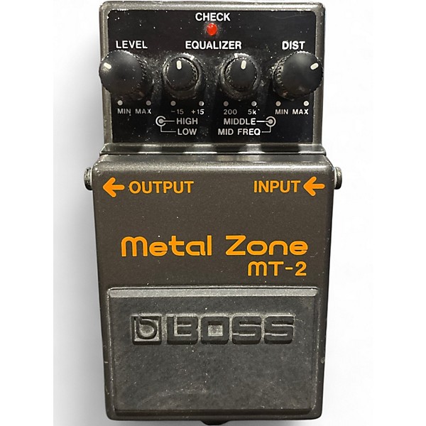 Used BOSS MT2 Metal Zone Distortion Effect Pedal
