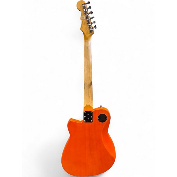 Used Reverend Flatroc bigsby Orange Solid Body Electric Guitar