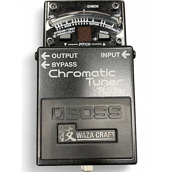 Used BOSS TU3W Waza Craft Chromatic Tuner Pedal
