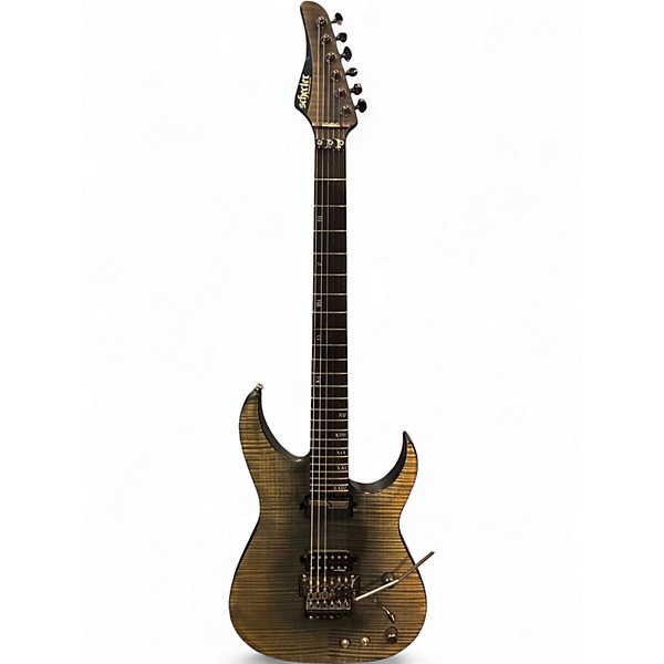 Used Schecter Guitar Research diamond series banshee mach 6 fallout burst Solid Body Electric Guitar