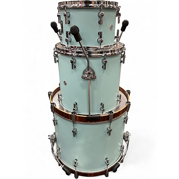 Used SONOR 3 Piece SQ1 Cruiser Blue Drum Kit