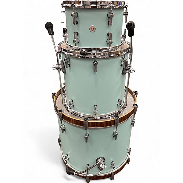 Used SONOR 3 Piece SQ1 Cruiser Blue Drum Kit