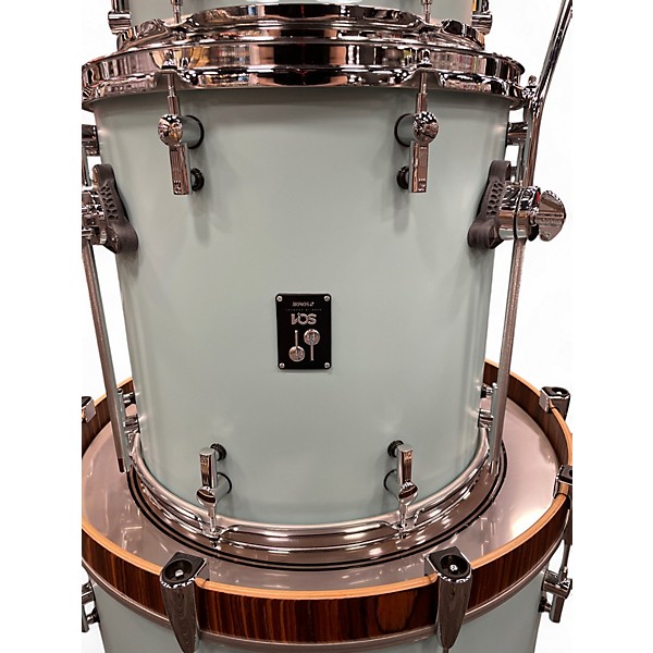 Used SONOR 3 Piece SQ1 Cruiser Blue Drum Kit