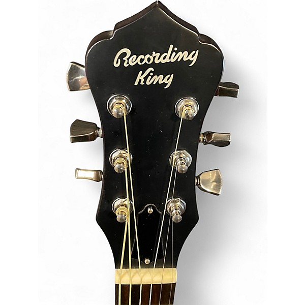 Used Recording King RM-993 Black Nickel Resonator Guitar