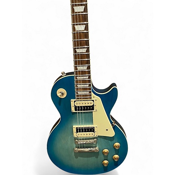 Used Epiphone Les Paul Traditional Pro IV Blue Sapphire Solid Body Electric Guitar