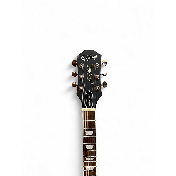 Used Epiphone Les Paul Traditional Pro IV Blue Sapphire Solid Body Electric Guitar